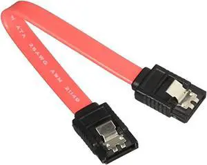 addon 15cm (6") sata female to female red serial cable (sataff6in)