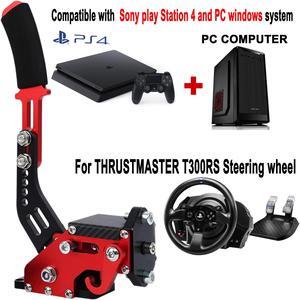 Obokidlyamor Upgrade USB Handbrake Support T300RS Compatible with PS4 for Simracing Game Sim Rig with Clamp and Suitable for PC Red