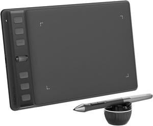 Huion Inspiroy 2 S Graphics Tablets H641P New Pen Tablet 6.3x3.9 Inch PenTech 3.0 Battery-Free Stylus Scroller + 6 Press Keys,black