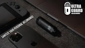 Ultra Guard CAPSULE I For All Germy Things in Life, PORTABLE UV FLASHLIGHT LETS YOU INSTANTLY DISINFECT OBJECTS AND SURFACES