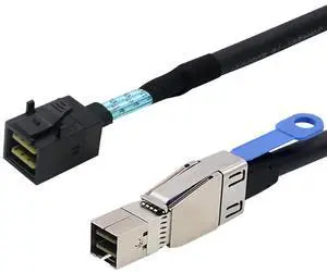 External Mini SAS HD SFF-8644 to Mini SAS HD SFF-8643 Data Server Raid 1m 3.3FT Cable