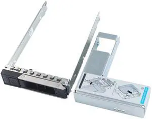 2.5 to 3.5 Hard Drive Adapter SSD, 3.5 Hard Drive Tray Caddy X7K8W 0X7K8W Y796F 0Y796F with 2.5 HDD Adapter Compatible for D.ell PowerEdge 16th/15th/14th Gen R660 R760 T560 R650 R750 T550 R640 R740