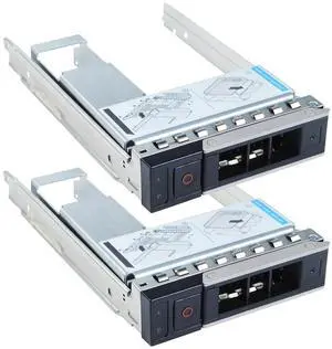 3.5" Hard Drive Tray Caddy with 2.5" Drive Adapter Compatible with D.ell PowerEdge Servers R540 R640 R740 R6415 R7415 R7425 R550 T550 R650 R750 R7515 R7525 T560 R660 R760 R6625 R7615 R7625, 2 Pack