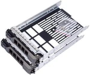 Hard Drive Tray Caddy 3.5 SSD Caddy F238F 0F238F SAS SATA Hard Drive Bracket Compatible for D.ell Poweredge T330 T430 T630 R230 R330 R430 R530 R630 R730 R730XD R930, 2 Pack