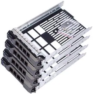 Pack-4, Hard Drive Tray Caddy for D.ell Poweredge Series 11/12/13 Generation Models 3.5" SAS/SATA R320 R430, R530, R730, T430, T630, R420, R520, R720, T420, T620, R410, R510, R710, T410, T610 T710