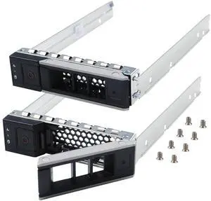 Hard Drive Tray Caddy 3.5 SSD Caddy X7K8W Hard Drive Bracket Compatible for D.ell PowerEdge 14-16th R7415 R740 R640 R540 R440 R750 R650 R550 R450 R760 R7615 R7625 R660 R6615, 2 Pack