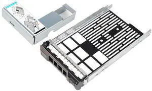 2.5 to 3.5 Hard Drive Adapter SSD, Hard Drive Tray Caddy 3.5" F238F 0F238F KG1CH with 2.5" HDD Adapter Compatible for D.ell PowerEdge T340 T440 T640 T430 T630 R730 R930 T420 T620 R720 R320 R420