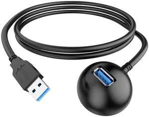 USB 3.0 Extension Cable for Desktop, 5FT / 1.5m 5Gbps Dock Station Docking Cable, Type-A Male to Female Extension Cord for Flash Drive, Card Reader, Keyboard, Mouse, Laptop, Tablet, Webcam & More