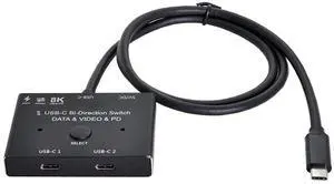 Vszerda PD 8K@30hz 100W 10Gbps USB-C Type-C Bi-Direction Switch MST 1 to 2 Hub Support Video Data Vszerda PD 8K@30hz 100W 10Gbps USB-C Type-C Bi-Direction Switch MST 1 to 2 Hub Support Video Data