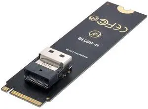 Vszerda Slimline SFF-8654 to M.2 NGFF M-Key Adapter for PCIe x4 NVMe NGFF SSD