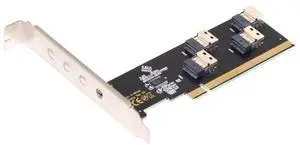 Vszerda Four 4X Slimline SFF-8654 X4 NVME to PCI-Express X16 3.0 4.0 Raid Card VROC Raid0 Hyper Adapter