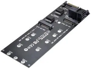 Vszerda M.2 NGFF to SATA  NVME PCIe SSD to SFF-8643 Expansion Card Adapter for Mainboard