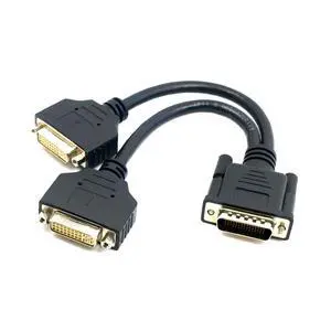 Vszerda DMS-59Pin 1 to 2 DVI 24+5 Splitter Extension Cable for PC Graphics Card