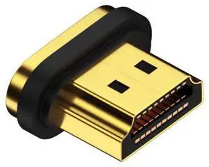 Vszerda HDMI Magnetic Connector HDMI 2.1 19Pin Contacts 8K Video Adapter for Laptop HDTV