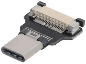 Vszerda USB 2.0 Type C Male Flat Connector Support 480Mbps Data Transfer 5V Charging for Ribbon Cable,Raspberry Pi, GoPro,Drone, Camera, Gimbal