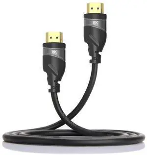 Vszerda HDMI 2.1 Ultra-HD UHD 8K 60hz Cable 48Gbs with Audio & Ethernet HDMI Cord  2M