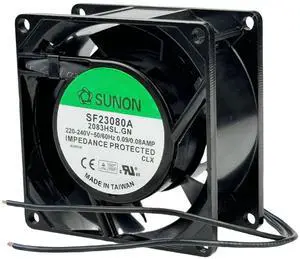 for SUNON SF23080A-2083HBL GN SF Series 2850 RPM 8038 0.09/0.08AMP 220-240V 50/60Hz Cabinet air Cooling Fan