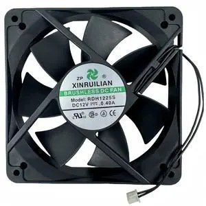 for RDH1225S XINRUILIAN BRUSHLESS DC Fan, 12V 0.40A 120x120x25mm 2-Wire Chassis Cooling Fan