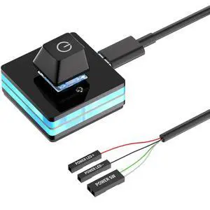 PC Power Button, Desktop External PC Power Supply Switch for Computer Motherboard