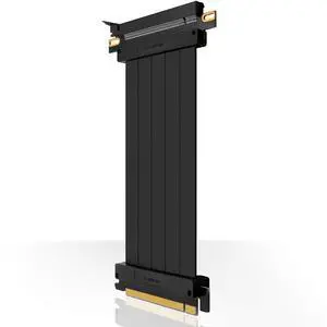 BUCIER [30cm PCIE 3.0 16x Extreme High Speed Riser Cable PCI Express Port GPU Extension Card-Straight Connector