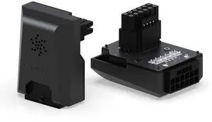 Vszerda PCIe 5.0 12VHPWR GPU Power Bridge, 12+4 Pin Angle Connector Power Adapter, for RTX40' Series GPUs, Compatible with RTX4090, 4080, 4070ti - Black 90° STD