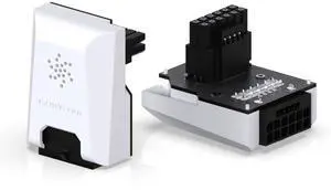 Vszerda PCIe 5.0 12VHPWR GPU Power Bridge, 12+4 Pin Angle Connector Power Adapter, for RTX40' Series GPUs, Compatible with RTX4090, 4080, 4070ti - White 90° STD