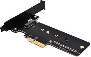 BUCIER PCI Express M.2 SSD NGFF PCIe Card to PCIe 4.0 x4 M2 Adapter (Support M.2 PCIe 22110,2280, 2260, 2242)