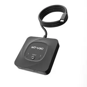 MT-VIKI 8K60Hz Bidirectional USB C Switch 2 in 1 Out Type C Switcher 1 in 2 Out 4K@120Hz 10Gbps Data Transmission PD 100W Charging