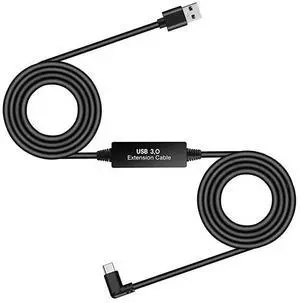 Quest Link Cable 16ft,  Oculus Link Cable with Signal Booster, Streaming VR Game & Fast Charging USB C 3.0 Cable Compatible for Oculus Quest Headset and Gaming PC