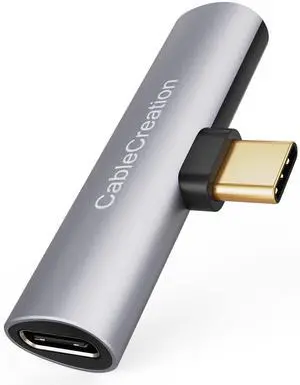 USB C Splitter, 2-in-1 USB C Audio and PD Charging Adapter, Type C Aux Cord Compatible with New iPad Pro, MacBook, iPhone 16 15, Galaxy S9/S10/S20/S21 Ultra/S22/S23/S24, Pixel 9/8/7/6+