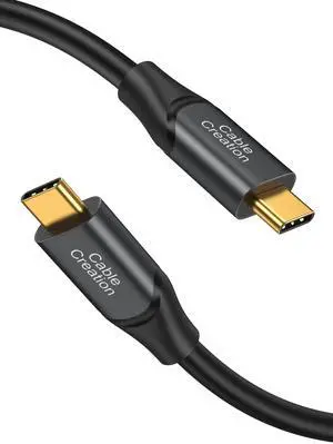 USB C to USB C Cable 5FT, 10Gbps USB C to C Data Cord, 4K@60Hz Video, 100W Fast Charging Cord for Android Auto, Type C External SSD MacBook iPad, Galaxy S24/S23, iPhone 16/15, Pixel 9/8+