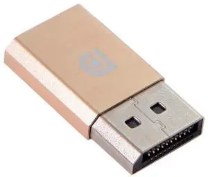 Vszerda DP Virtual Display Adapter Displayport Dummy Plug Headless Ghost Emulator 2560x1600p@60Hz