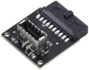 Vszerda USB 3.1 Front Panel Socket Type-E to USB 3.0 20Pin Header Male Extension Adapter for Motherboard