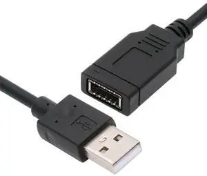 Vszerda USB 2.0 Type-A Mainboard Header Male to Single USB 3.1 Front Panel Socket Key-A Type-E Extension Cable 0.4M
