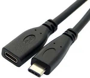 Vszerda USB-C USB 3.1 Type C Male to Female Extension Data Cable for Laptop Tablet Mobile Phone 2m
