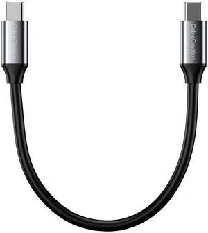 Short USB4 Cable 1FT, Thunderbolt 4 Cable 40Gbps, 240W, 8K@60Hz, Compatible with Thunderbolt 3, Thunderbolt 4 and USB-C