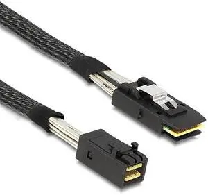 Vszerda Internal Mini SAS SFF-8087 to Mini SAS High Density HD SFF-8643 Data Server Hard Disk raid Cable 50cm