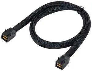 Vszerda Internal Mini SAS HD SFF-8643 to Mini SAS High Density HD SFF-8643 Data Server Disk Raid Cable 50cm