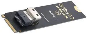 Vszerda NGFF M-Key NVME to U.2 U2 Kit SFF-8639 to SFF-8654 Slimline SAS PCIe SSD Adapter for Mainboard