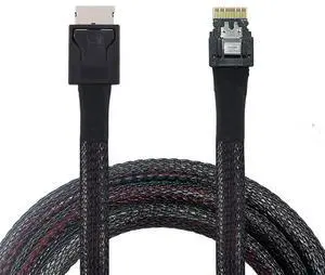 Vszerda OcuLink PCIe PCI-Express SFF-8611 4i to SFF-8654 Slimline SSD Data Active Cable 50cm Vszerda OcuLink PCIe PCI-Express SFF-8611 4i to SFF-8654 Slimline SSD Data Active Cable 50cm