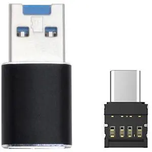 Vszerda USB 3.0 to Micro SD SDXC TF Card Reader with Micro Type-C USB-C OTG Adapter for Tablet/Cell Phone