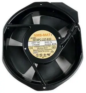 1PC NMB TECHNOLOGIES - 5915PC-23T-B30-A00 - AC Axial Fan, 230V, Rectangular wit 1PC NMB TECHNOLOGIES - 5915PC-23T-B30-A00 - AC Axial Fan, 230V, Rectangular wit