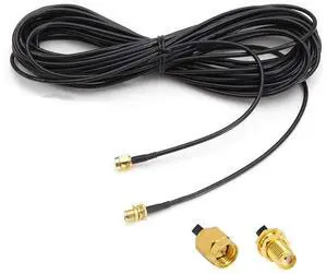 Vszerda 66ft SMA Extension Cable SMA Male to SMA Female RF Connector Adapter WiFi Antenna Extension Cable Cellular Antenna Extension