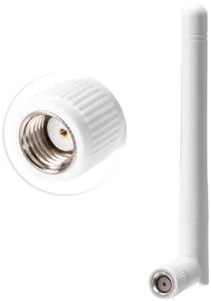 Vszerda External WiFi Antenna RP-SMA 2.4GHz 5GHz 5.8GHz 3dBi Dual Band Wireless Antennas Replacement for WiFi Router Security IP Camera Access Point USB WiFi Adapter