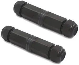 Vszerda Waterproof RJ45 Coupler IP68, CAT6/CAT5E/CAT5 Female to Female Coupler Connector Shielded 8Pin for Outdoor Ethernet LAN Cable 2-Pack, 5.3 in Vszerda Waterproof RJ45 Coupler IP68, CAT6/CAT5E/CAT5 Female to Female Coupler Connector Shielded 8Pin for Outdoor Ethernet LAN Cable 2-Pack, 5.3 in