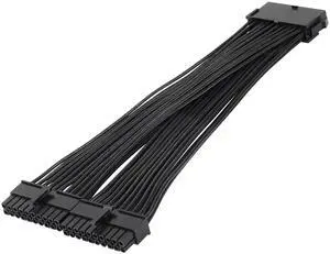 Vszerda 24cm ATX 20 Pin Power Supply Splitter Cable,18AWG ATX 20Pin Female to 2 Male PSU Power Supply Extension Cable