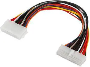 Vszerda 30cm ATX 20 Pin to 24 Pin Power Supply Adapter Computer PC Cable