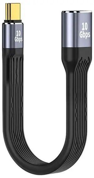 Vszerda USB 3.1 Type C Male Host to USB3.0 Type AF OTG Flat Slim FPC Data Cable 13cm for Laptop Phone Vszerda USB 3.1 Type C Male Host to USB3.0 Type AF OTG Flat Slim FPC Data Cable 13cm for Laptop Phone