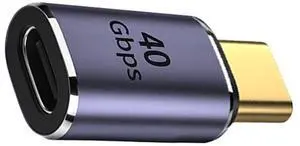 Vszerda 40Gbps USB4 Type C Male to Female Straight Connector 100W Power Data 8K Video Adapter for USB4.0 Vszerda 40Gbps USB4 Type C Male to Female Straight Connector 100W Power Data 8K Video Adapter for USB4.0