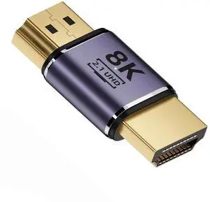 Vszerda 8K Cable HDMI Male to HDMI 2.1 Male UHD Extension Gold Converter Adapter Support 8K 60hz HDTV